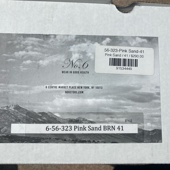 No. 6 Clogs in Pink Sand 41 - Picture 8 of 8